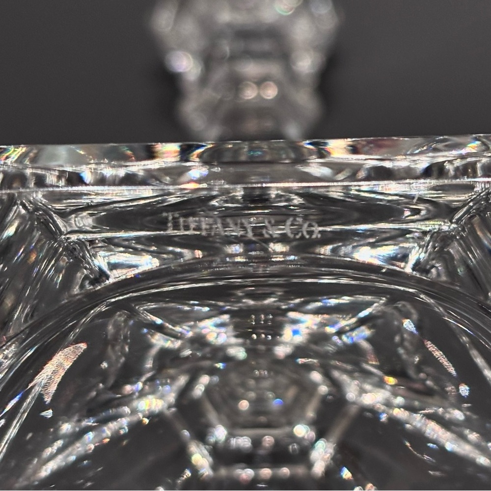 Set of 4 Tiffany & Co. Crystal Hampton Single Light Candlestick Holders 9" - Picture 11 of 12